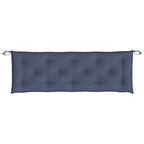 Cuscino Panca Giardino Blu Marino 150x50x7 cm in Tessuto Oxford