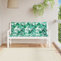 Cuscini Panca Giardino 2 pz a Foglie 150x50x7 cm Tessuto Oxford