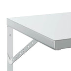 Mensole a Muro 2 pz 100x40 cm Argento in Acciaio Inossidabile