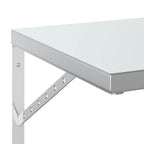 Mensole a Muro 2 pz 50x40 cm Argento in Acciaio Inossidabile