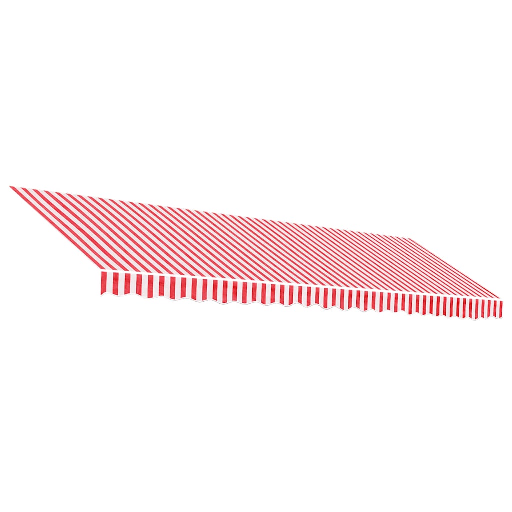 Tessuto di Ricambio per Tenda Strisce Rosse e Bianche 5x3 m