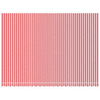Tessuto di Ricambio per Tenda Strisce Rosse e Bianche 5x3,5 m
