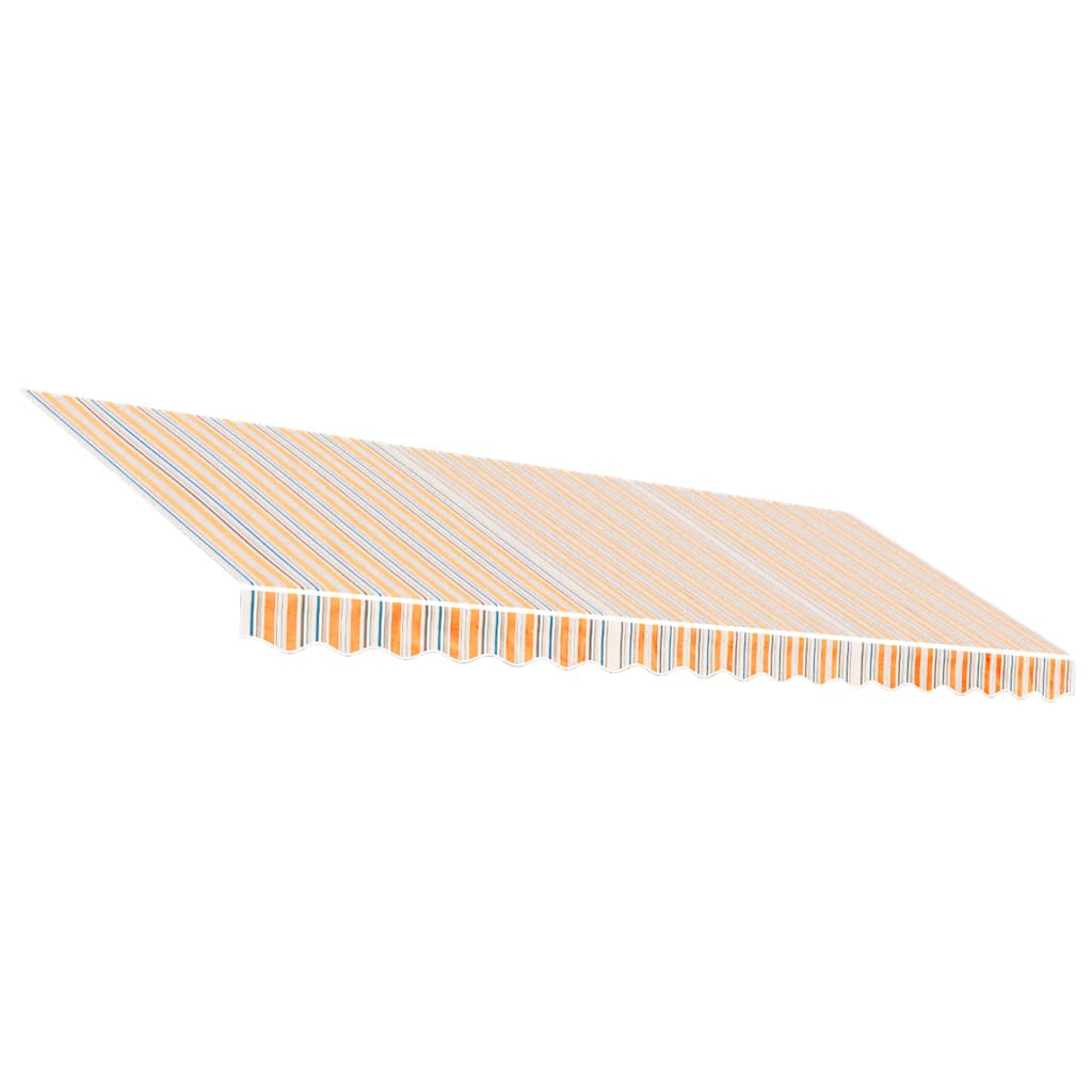 Tessuto di Ricambio per Tenda Strisce Multicolore 4,5x3 m
