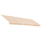 Tessuto di Ricambio per Tenda Strisce Multicolore 4,5x3,5 m