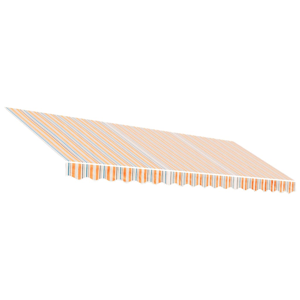 Tessuto di Ricambio per Tenda Strisce Multicolore 4,5x3,5 m