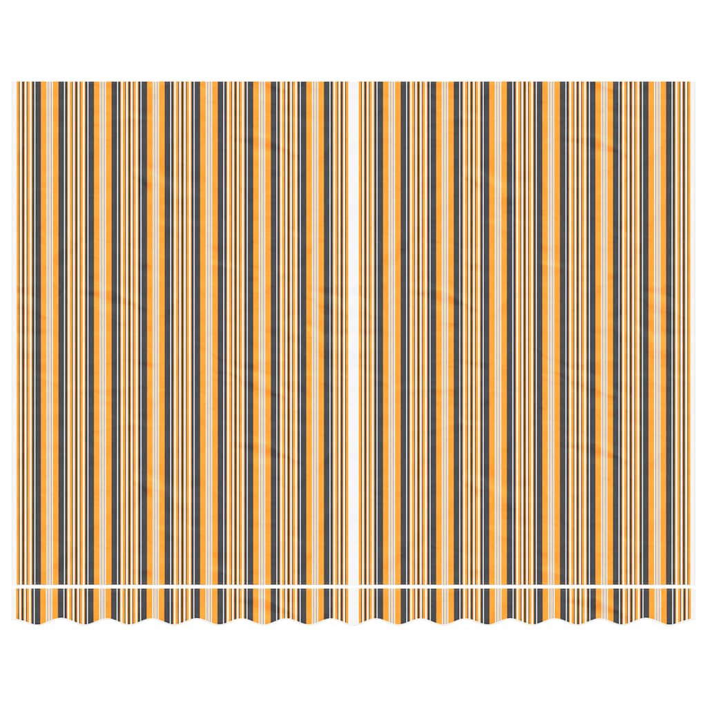 Tessuto di Ricambio per Tenda Strisce Multicolore 3,5x2,5 m