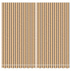 Tessuto di Ricambio per Tenda Strisce Multicolore 4x3,5 m