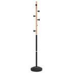Appendiabiti Nero 177 cm in Ferro Verniciato a Polvere