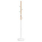 Appendiabiti Bianco 177 cm in Ferro Verniciato a Polvere