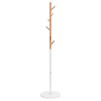 Appendiabiti Bianco 172 cm in Ferro Verniciato a Polvere