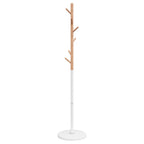 Appendiabiti Bianco 172 cm in Ferro Verniciato a Polvere