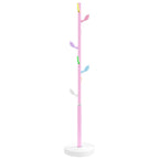 Appendiabiti Rosa 172 cm in Ferro Verniciato a Polvere