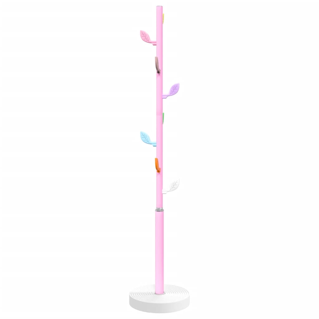 Appendiabiti Rosa 172 cm in Ferro Verniciato a Polvere