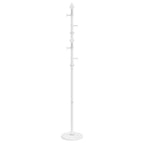 Appendiabiti Bianco 176 cm in Ferro Verniciato a Polvere