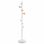 Appendiabiti Bianco 172 cm in Ferro Verniciato a Polvere
