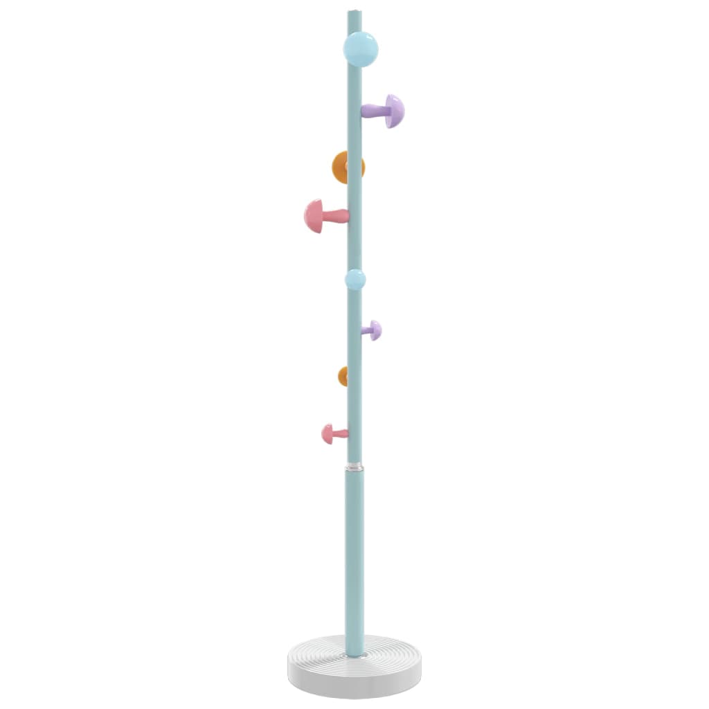 Appendiabiti Blu 172 cm in Ferro Verniciato a Polvere