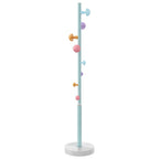 Appendiabiti Blu 172 cm in Ferro Verniciato a Polvere