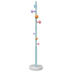 Appendiabiti Blu 172 cm in Ferro Verniciato a Polvere