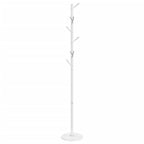 Appendiabiti Bianco 175 cm in Ferro Verniciato a Polvere