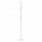 Appendiabiti Bianco 175 cm in Ferro Verniciato a Polvere