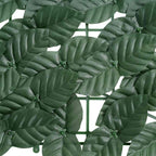 Paravento da Balcone con Foglie Verde Scuro 200x150 cm