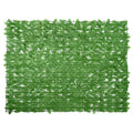 Paravento da Balcone con Foglie Verdi 200x150 cm