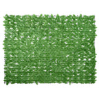 Paravento da Balcone con Foglie Verdi 200x150 cm