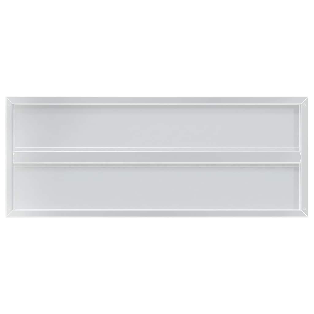 Mensole a Muro 2 pz 100x40 cm Argento in Acciaio Inossidabile