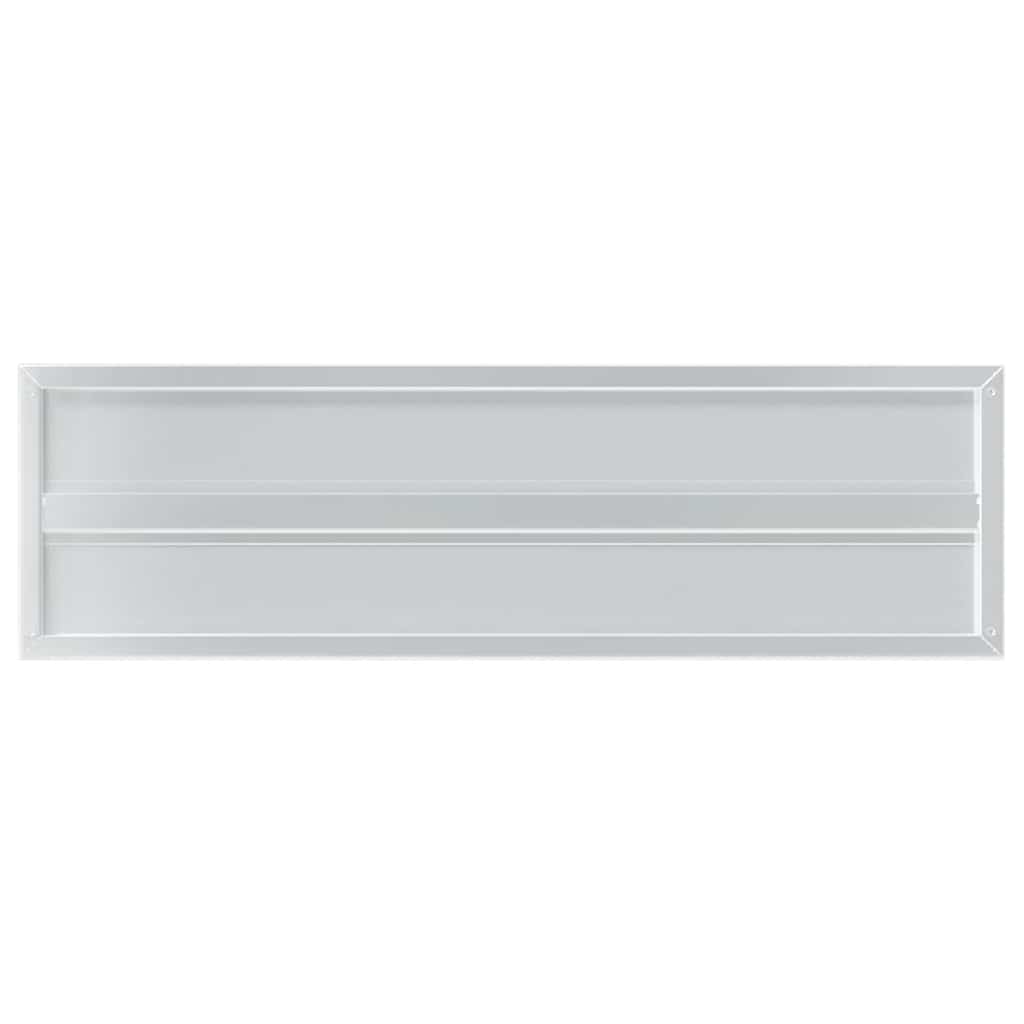 Mensole a Muro 2 pz 100x30 cm Argento in Acciaio Inossidabile