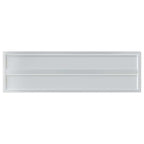 Mensole a Muro 2 pz 100x30 cm Argento in Acciaio Inossidabile