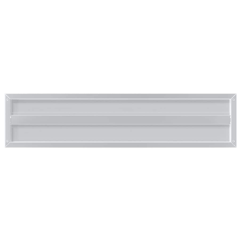 Mensole a Muro 2pz 100x23,5cm Argento in Acciaio Inossidabile
