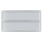 Mensole a Muro 2 pz 75x40 cm Argento in Acciaio Inossidabile