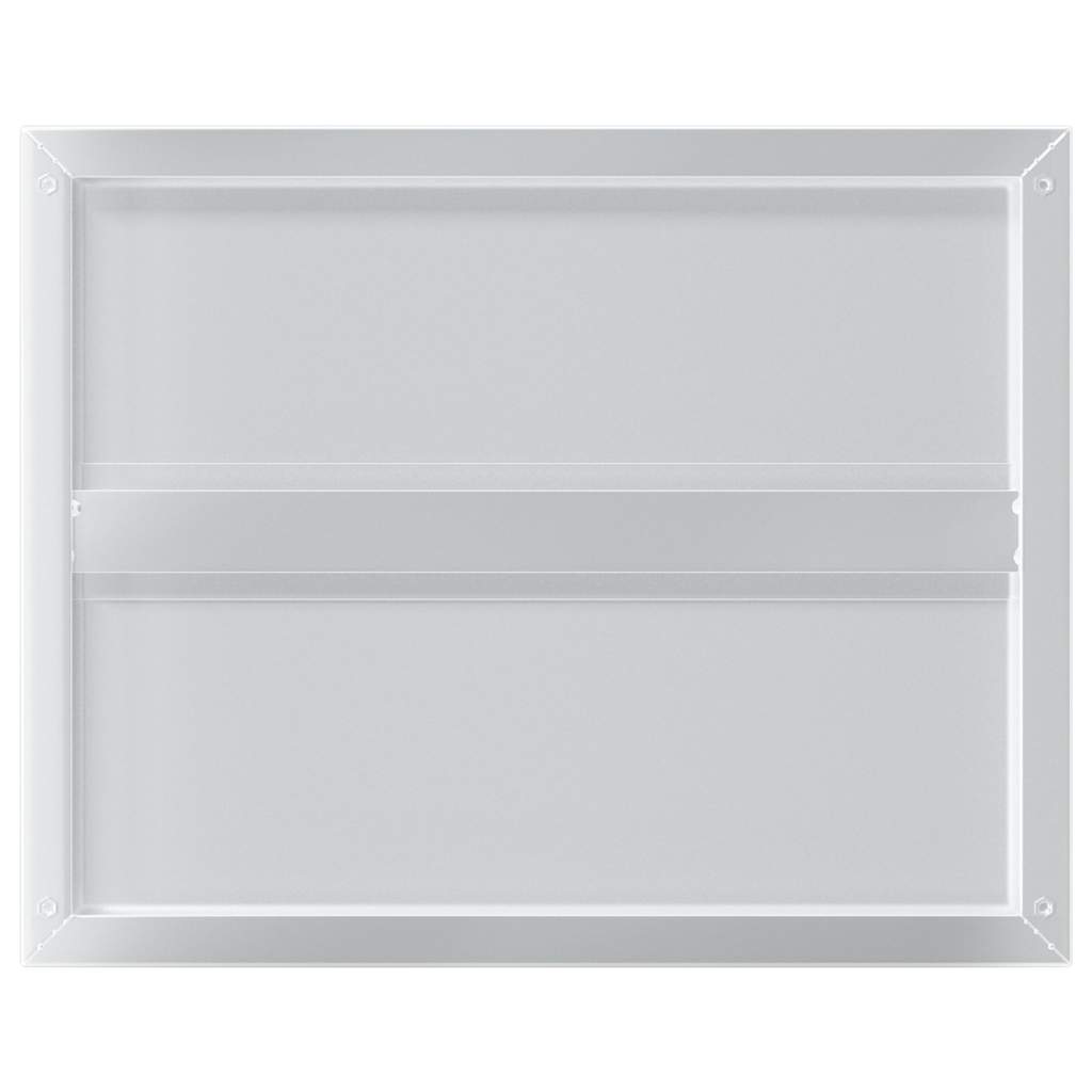Mensole a Muro 2 pz 50x40 cm Argento in Acciaio Inossidabile