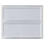 Mensole a Muro 2 pz 50x40 cm Argento in Acciaio Inossidabile