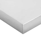 Mensole a Muro 2 pz 50x40 cm Argento in Acciaio Inossidabile