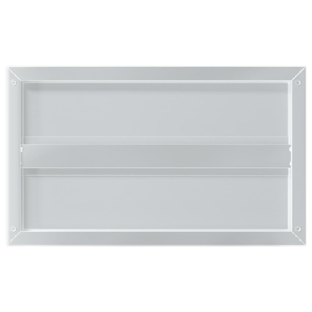 Mensole a Muro 2 pz 50x30 cm Argento in Acciaio Inossidabile