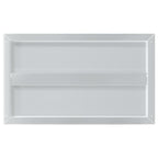 Mensole a Muro 2 pz 50x30 cm Argento in Acciaio Inossidabile