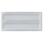 Mensole a Muro 2 pz 50x23,5cm Argento in Acciaio Inossidabile