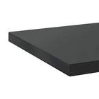 Mensole a Muro 2 pz 100x40 cm Nero in Acciaio Inossidabile