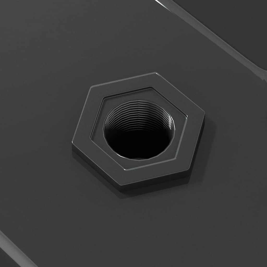 Mensole a Muro 2 pz 100x30 cm Nero in Acciaio Inossidabile