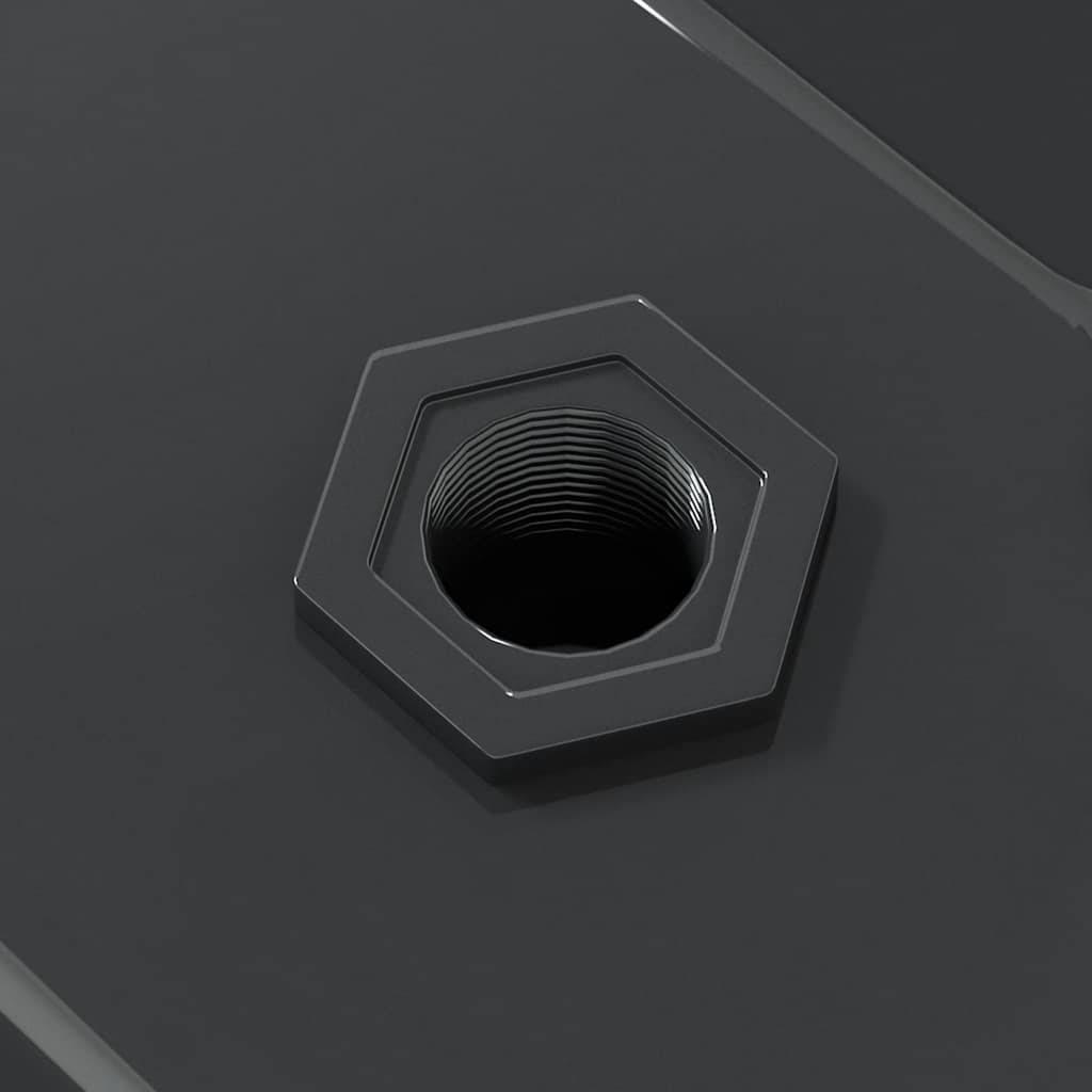 Mensole a Muro 2 pz 50x23,5 cm Nero in Acciaio Inossidabile