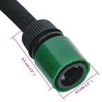 Tubo di Irrigazione da Giardino Nero 0,6" 25 m in Gomma