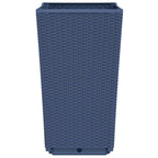 Fioriere da Giardino 2 pz Grigio Blu 32,5x32,5x57 cm in PP