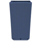 Fioriere da Giardino 4 pz Grigio Blu 32,5x32,5x57 cm in PP
