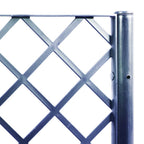Fioriera Giardino con Graticcio Grigio Blu 160x120x142 cm PP