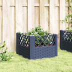 Fioriera Giardino Picchetti Grigio Blu 43,5x43,5x43,5 cm PP