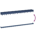 Fioriera Giardino Picchetti Grigio Blu 362,5x42,5x28,5 cm PP