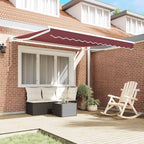 Tenda da Sole Retrattile Manuale Bordò 300x250 cm