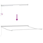Tenda da Sole Retrattile Manuale Bordò 300x250 cm