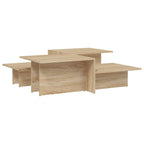 Tavolini da Salotto 2 pz Rovere Sonoma in Legno Multistrato